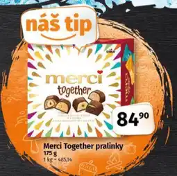 Coop MERCI Together pralinky nabídka