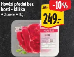 Albert Hovězí přední bez kosti - kližka nabídka