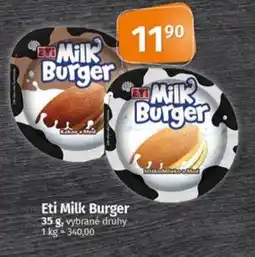 Coop ETI Milk burger nabídka