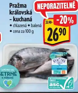 Albert Pražma královská - kuchaná nabídka