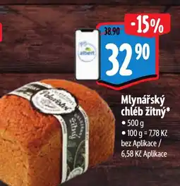 Albert Mlynářský chléb žitný nabídka