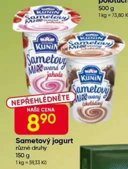 Hruška Sametový jogurt nabídka