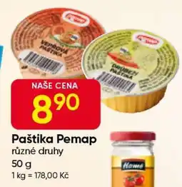 Hruška Paštika Pemap nabídka