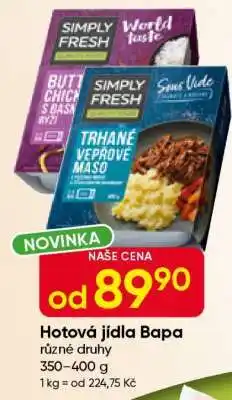 Hruška Hotová jídla Bapa nabídka