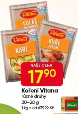 Hruška KOŘENÍ VITANA nabídka