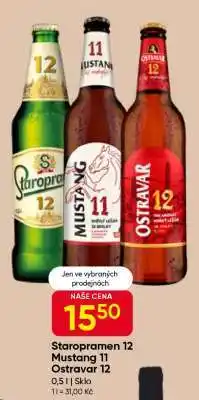 Hruška Staropramen 12 Mustang 11 Ostravar 12 nabídka