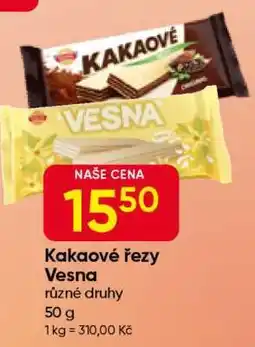 Hruška Kakaové řezy, Vesna nabídka