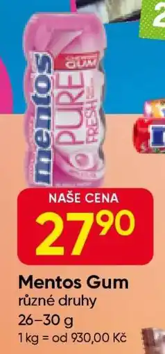 Hruška Mentos GUM nabídka