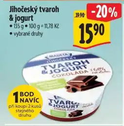 Albert Jihočeský tvaroh & jogurt nabídka