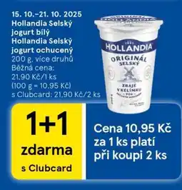 Tesco Hollandia Selský jogurt bílý / ochucený nabídka