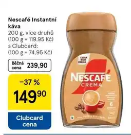 Tesco NESCAFÉ Instantní káva nabídka