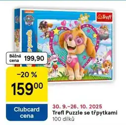 Tesco Trefl Puzzle se třpytkami nabídka