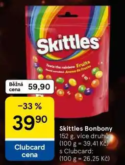 Tesco SKITTLES Bonbony nabídka