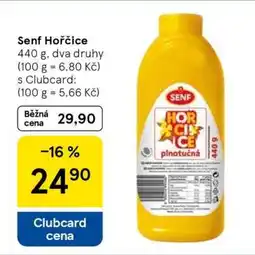 Tesco Senf Hořčice nabídka