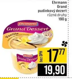Jip Ehrmann Grand pudinkový dezert nabídka