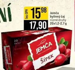 Jip Jemča bylinný čaj nabídka