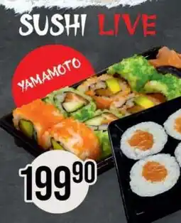 Jip SUSHI LIVE nabídka