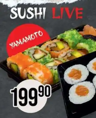 Jip SUSHI LIVE nabídka