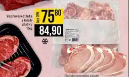 Jip VEPŘOVÁ KOTLETA S KOSTÍ PLÁTKY nabídka
