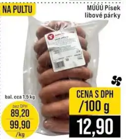 Jip MÚÚÚ Písek Libové párky nabídka