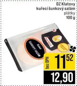 Jip DZ Klatovy kuřecí šunkový salám nabídka