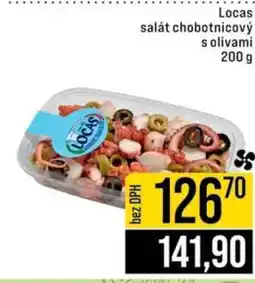 Jip Locas salát chobotnicový s olivami nabídka