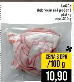 Jip Le&Co debrecínská pečeně plátky nabídka