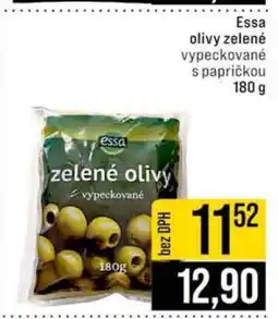 Jip Essa olivy zelené vypeckované s papričkou 180 g nabídka