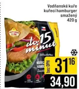 Jip Vodňanské kuře Kuřecí hamburger smažený nabídka