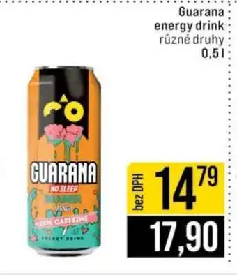 Jip GUARANA ENERGY DRINK nabídka
