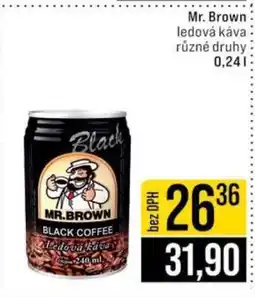 Jip Mr. Brown ledová káva nabídka