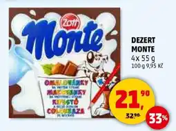 Penny Market Dezert Monte nabídka
