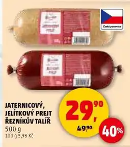 Penny Market Jaternice, Jelítkový Prejt Řezníkův Talíř nabídka