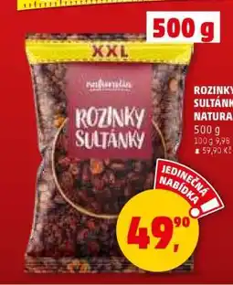 Penny Market Rozinky Sultánky Natural nabídka
