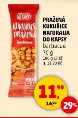 Penny Market PRAŽENÁ KUKUŘICE NATURALIA DO KAPSY barbecue nabídka