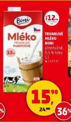 Penny Market TRVANLIVÉ MLÉKO BONI nabídka