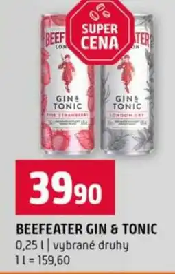 Terno Beefeater Gin & tonic nabídka