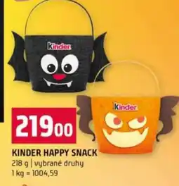 Terno KINDER HAPPY SNACK nabídka