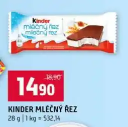 Terno Kinder mléčný řez nabídka