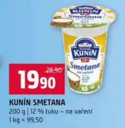 Terno Kunín smetana nabídka