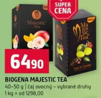 Terno Biogena Majestic Tea nabídka