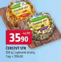 Terno Čerstvý sýr nabídka