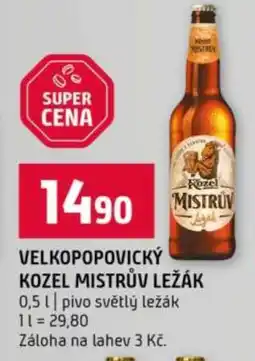 Terno Velkopopovický Kozel Mistrův ležák nabídka