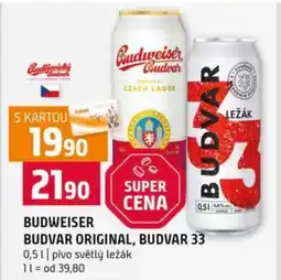 Terno Budweiser Budvar Original Budvar 33 nabídka