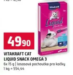 Terno VITAKRAFT CAT LIQUID SNACK OMEGA 3 nabídka