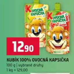 Terno Kubík 100% ovocná kapsička nabídka