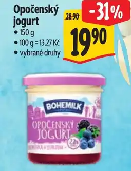 Albert Opočenský jogurt nabídka