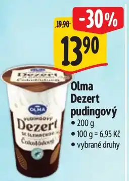 Albert Olma Dezert pudingový nabídka