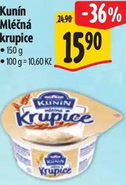 Albert Kunín Mléčná krupice nabídka
