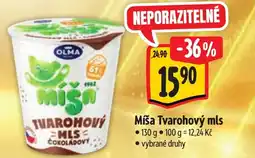 Albert Míša Tvarohový mls nabídka